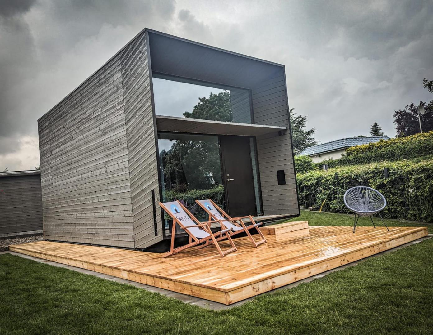 Ufer75 Tiny Lodges Am Nord-Ostsee-Kanal In Sehestedt Sehestedt  Dış mekan fotoğraf